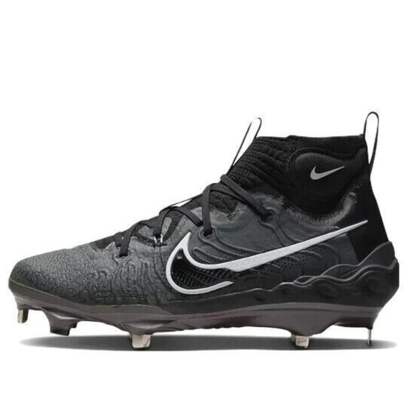 Nike‎ Men Alpha Huarache NXT Black Dark Smoke Grey Cleats Size 7.5 NEW main image 4